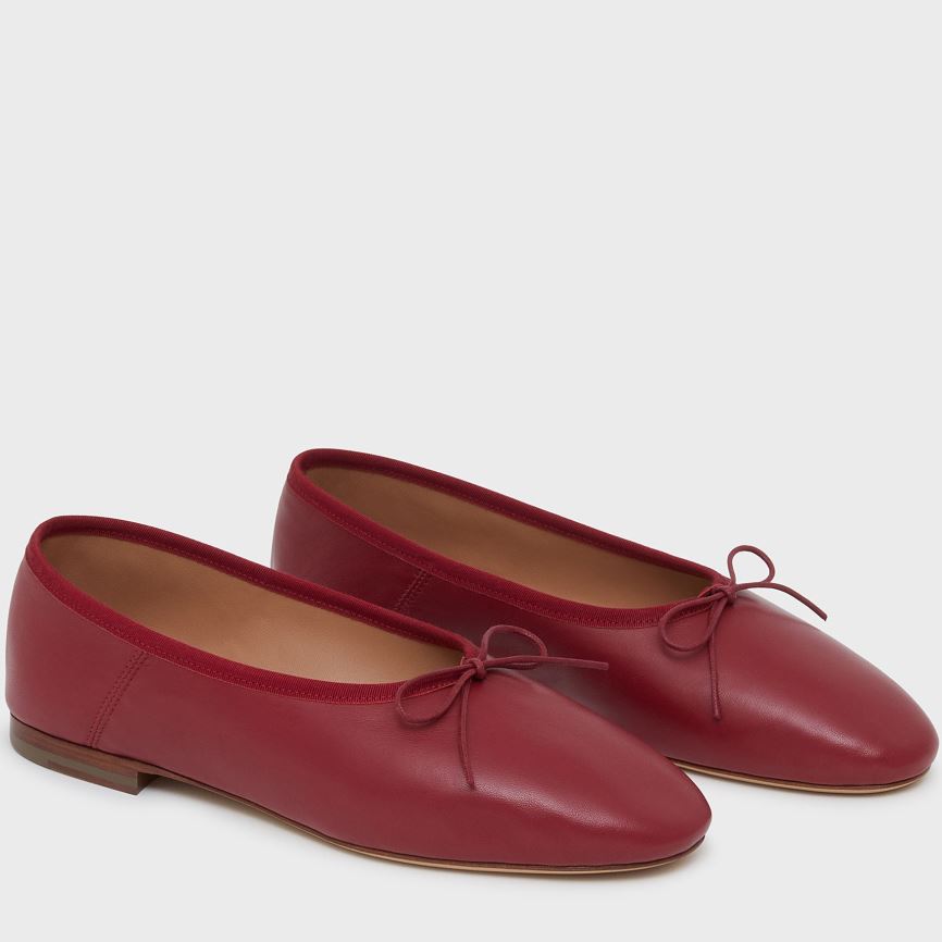 Women\'s Mansur Gavriel Dream Ballerina Ballet Flats Red | AU M729OX